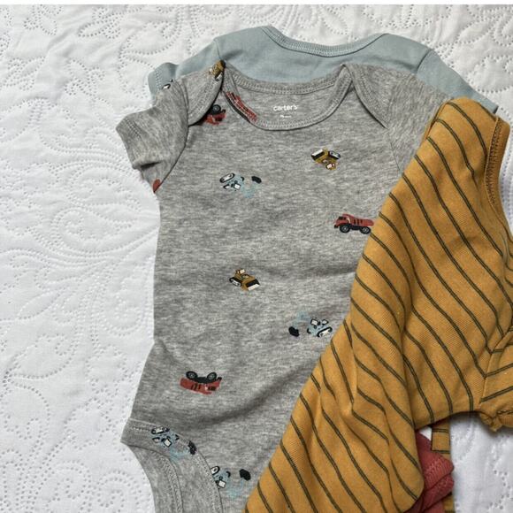 NWT Carter's 5 Piece Transportation Bodysuit Bundle 3m - Picture 4 of 10